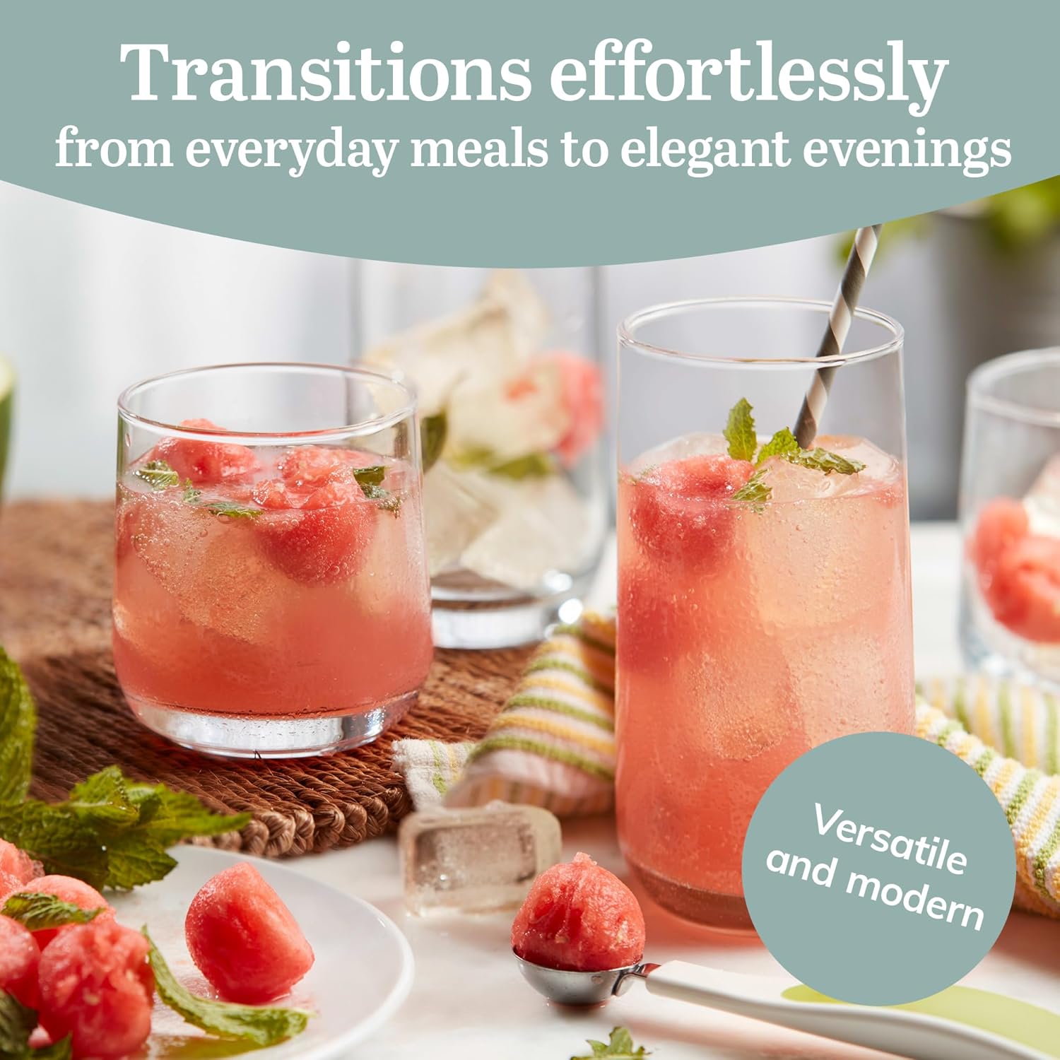 16-Piece Tumbler and Rocks Glass Set - Image 2